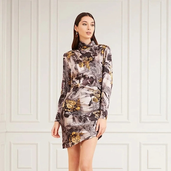 GUESS MARCIANO - Aurora Printed Dress - Picture 3 of 9